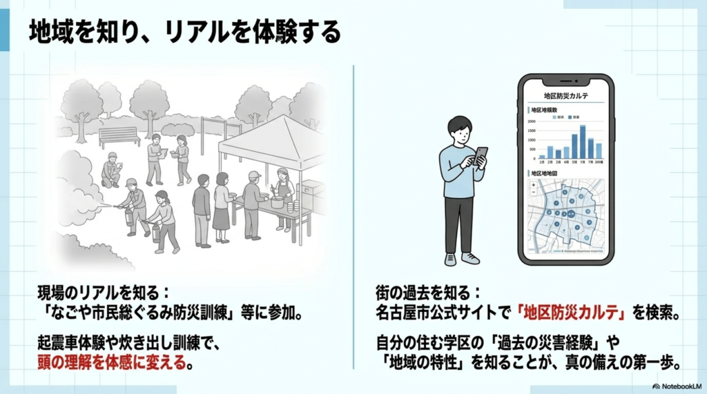 名古屋市の防災訓練内容の画像